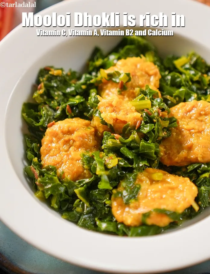 Step 47 – <strong>Mooloi Dhokli&nbsp;is rich in below macronutrients, vitamins and minerals given in descending&nbsp;order (highest to lowest).&nbsp;</strong> …