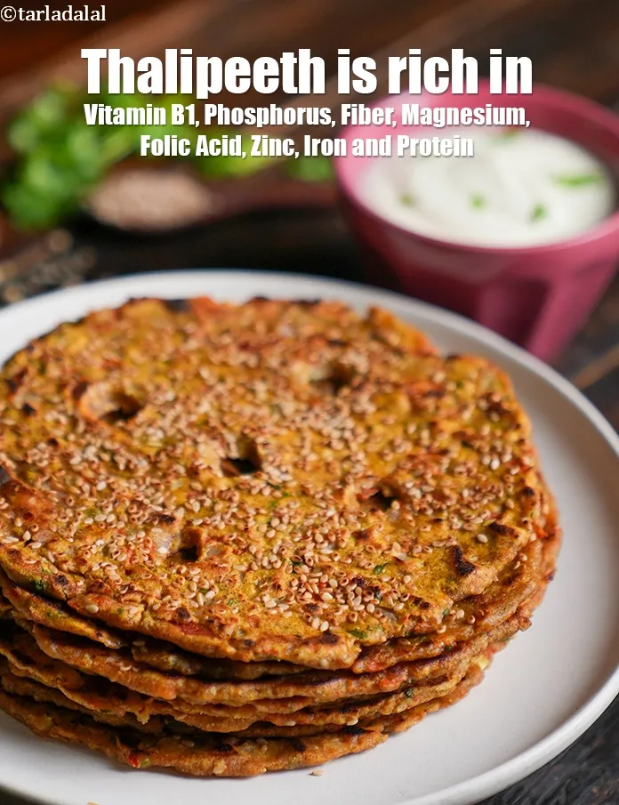 Step 38 – <strong>Thalipeeth&nbsp;is rich in below macronutrients, vitamins and minerals given in descending&nbsp;order (highest to lowest).&nbsp;</strong> <strong>Serving …