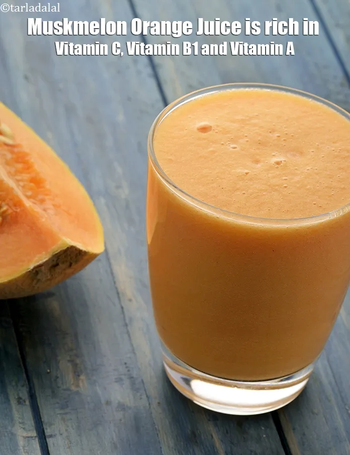 Step 21 – <strong>Muskmelon Orange Juice&nbsp;is rich in below macronutrients, vitamins and minerals given in descending&nbsp;order (highest to …