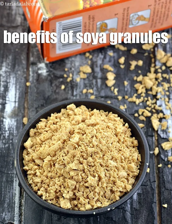 स्टेप 27 – <strong>सोया ग्रेन्यूल्स, सोया चंक्स के फायदे।&nbsp;</strong> <ul> <li>सोया ग्रेन्यूल्स विटामिन, …