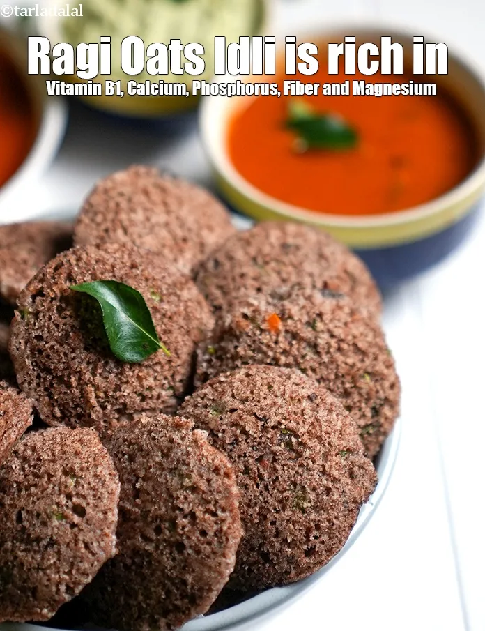 Step 30 – <meta charset="UTF-8" /> <strong>Ragi Oats Idli&nbsp;is rich in below macronutrients, vitamins and minerals given in …
