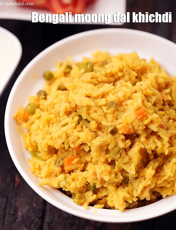 Step 42 – Serve <strong>Bengali khichuri</strong> hot with fresh&nbsp;<a href="https://www.tarladalal.com/glossary-curd-dahi-yogurt-yoghurt-383i">curd (dahi)</a>.