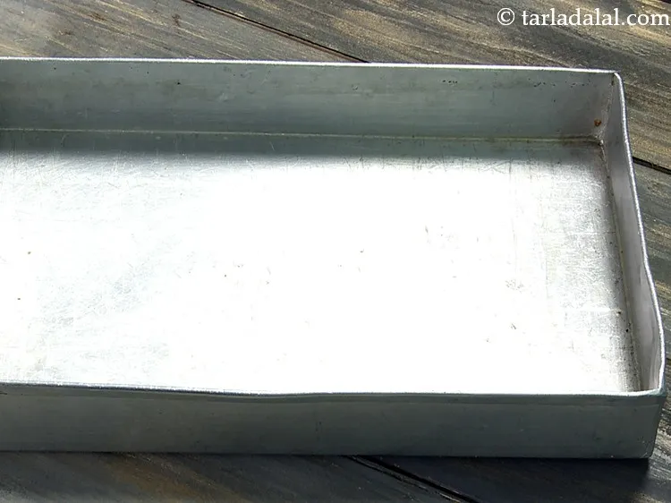 Step 2 – To prepare&nbsp;<strong>besan barfi recipe | besan barfi with ghee | quick Indian besan barfi sweet …