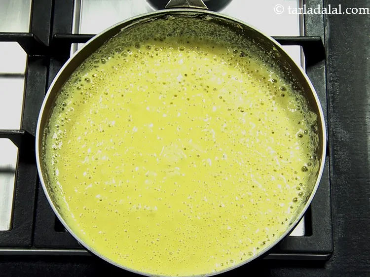 Step 6 – Mix well to combine the ghee well and cook on a medium flame for 1 …