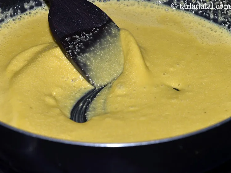 Step 9 – Mix well. This is a very simple technique to make besan barfi. There is another …