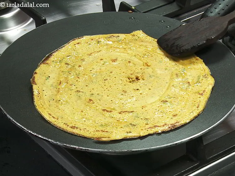 Step 16 – Cook till you see golden brown spots on this side too.