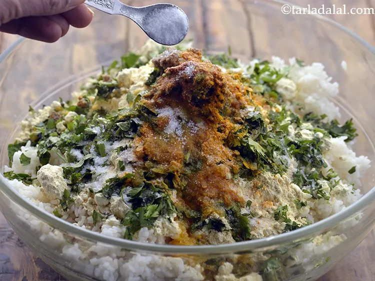 Step 9 – Add oil and salt to taste,