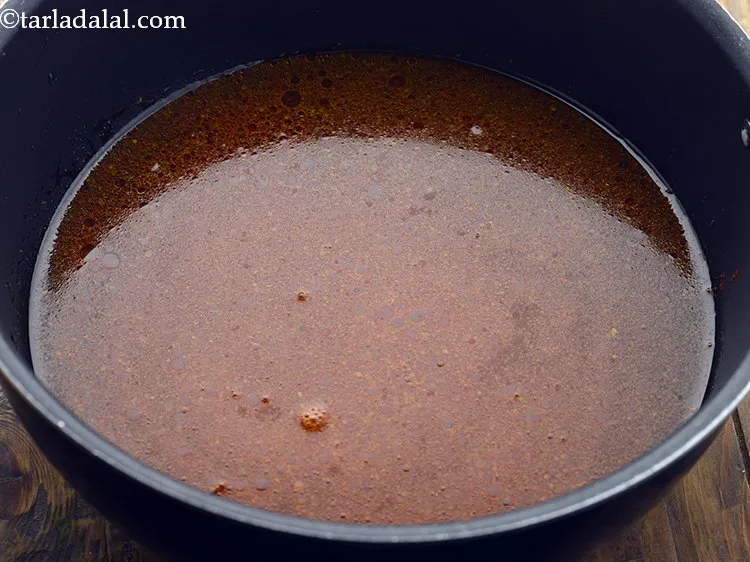 Step 19 – Add salt and 3&frac12; cups of water.