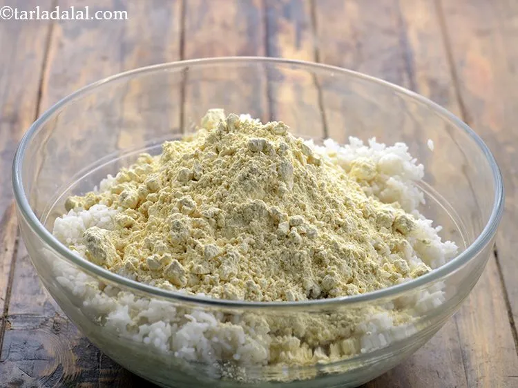 Step 3 – Add besan. This will soak in excess moisture and help in binding together all the …