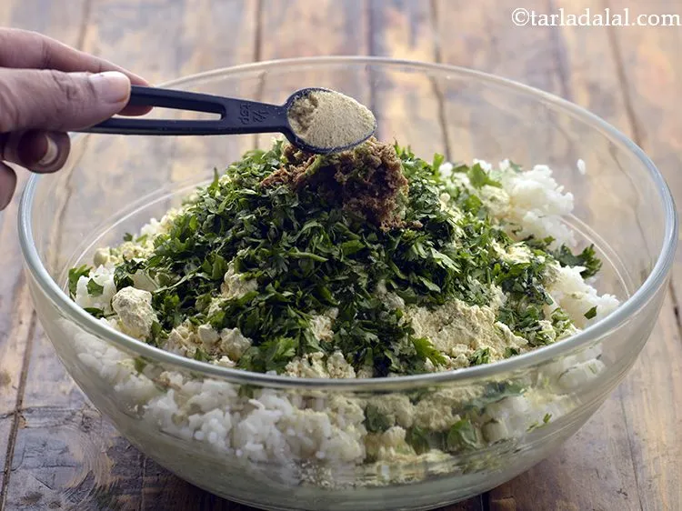 Step 6 – Add a little asafoetida and soda bi-carb. Hing aids in disgestion while soda helps in …