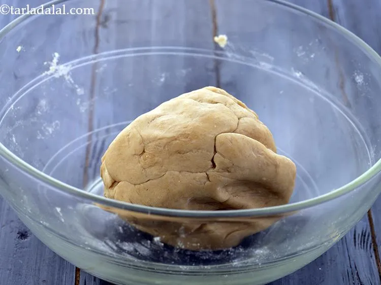 Step 7 – Gradually add water to knead into a stiff dough. If the dough becomes soft then …