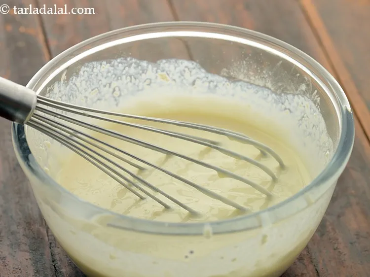 Step 5 – Whisk well till no lumps remain and the mixture turns creamy. You can use a …