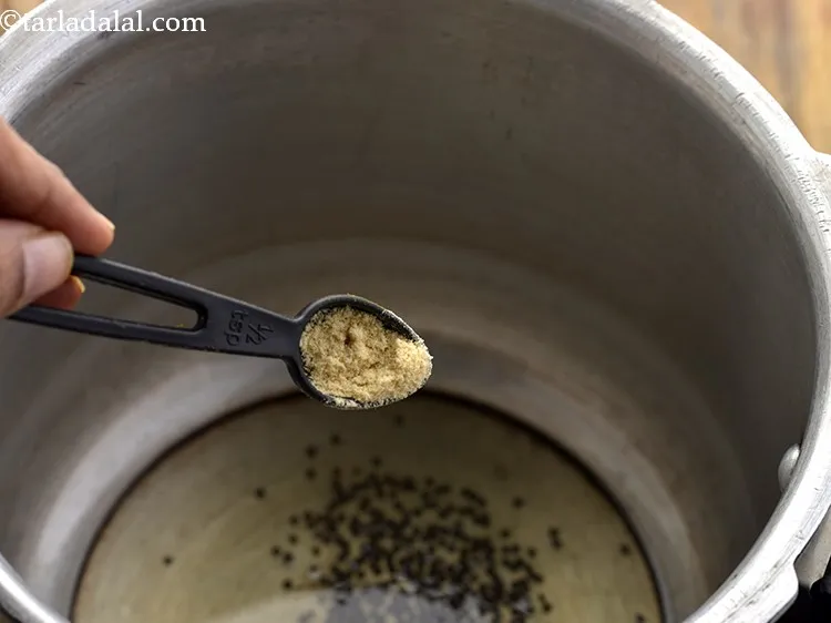 Step 20 – Add asafoetida.