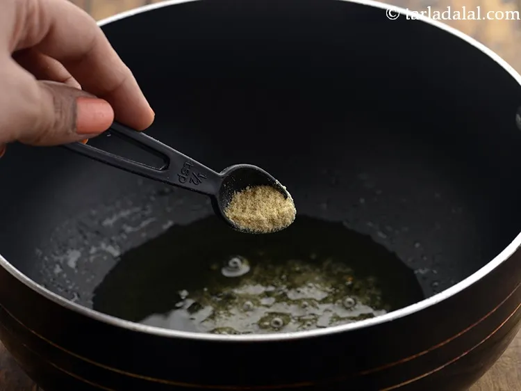 Step 19 – Add asafoetida.