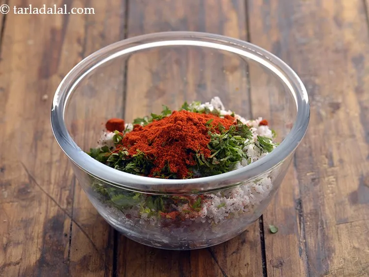 Step 6 – Add chilli powder. You can add more or less as per the spice you prefer.