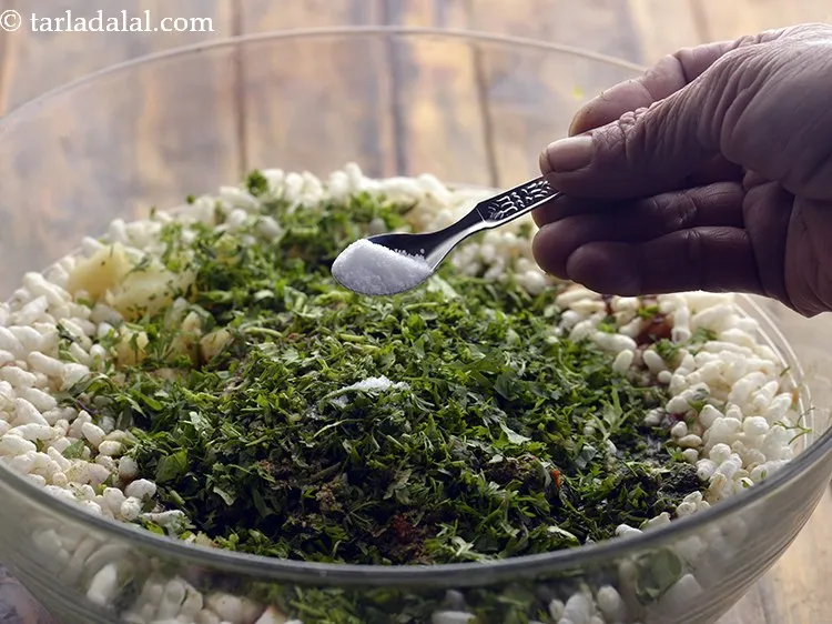 Step 15 – Add salt to taste, take care while adding salt as there is some salt in …