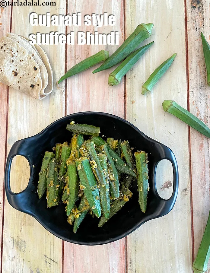 स्टेप 26 – <strong>भिंडी सांभरिया को | भरवां भिंडी फ्राई | गुजराती स्टाइल …