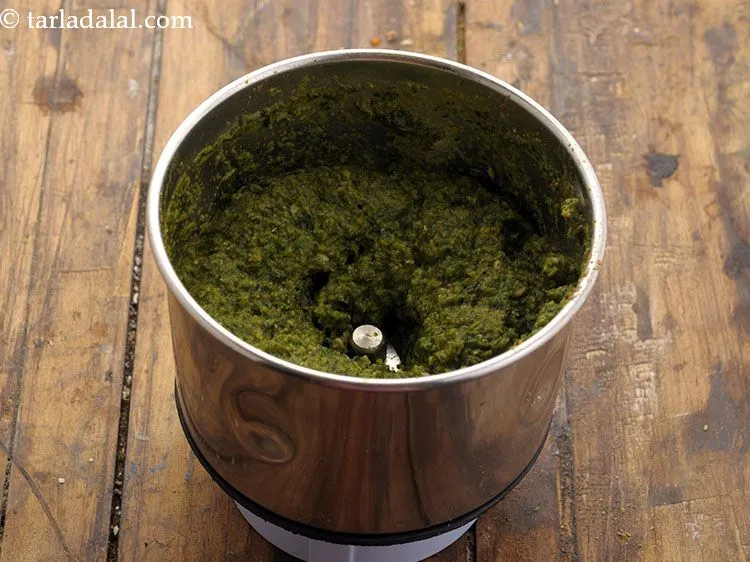 स्टेप 13 – मुलायम होने तक पीस लें।