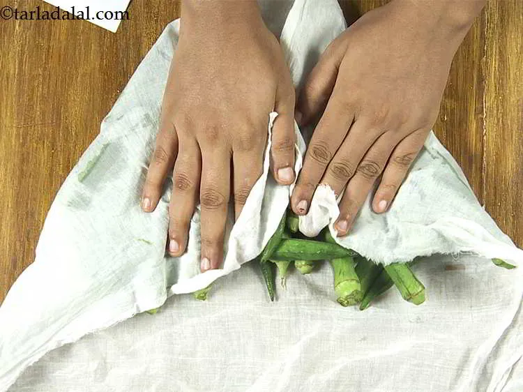 Step 3 – Wipe them nicely before chopping them. It is very important to wipe them dry to …