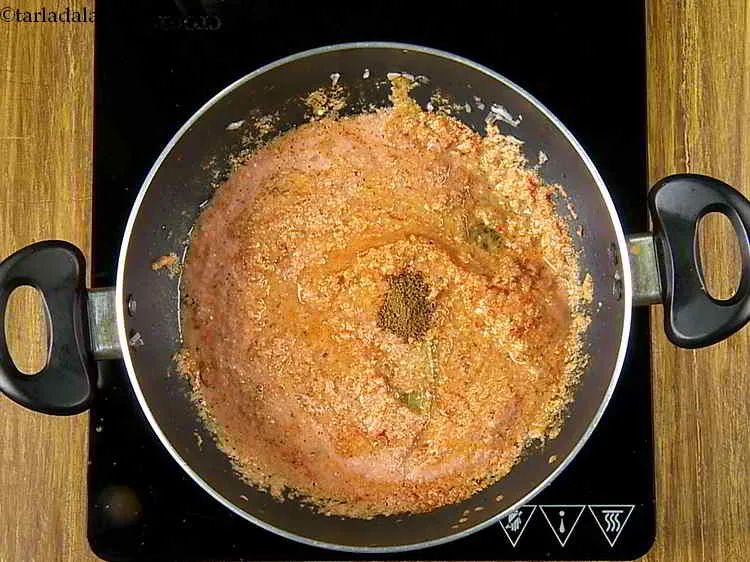 Step 23 – Add the garam masala. Learn how to make <a href="https://www.tarladalal.com/Garam-Masala-163r">fresh garam masala</a> at home.