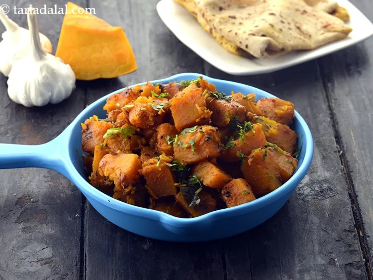 Step 30 – Serve <strong>dangar chi bhaji recipe | lal bhoplyachi bhaji | pumpkin stir fried vegetable | …