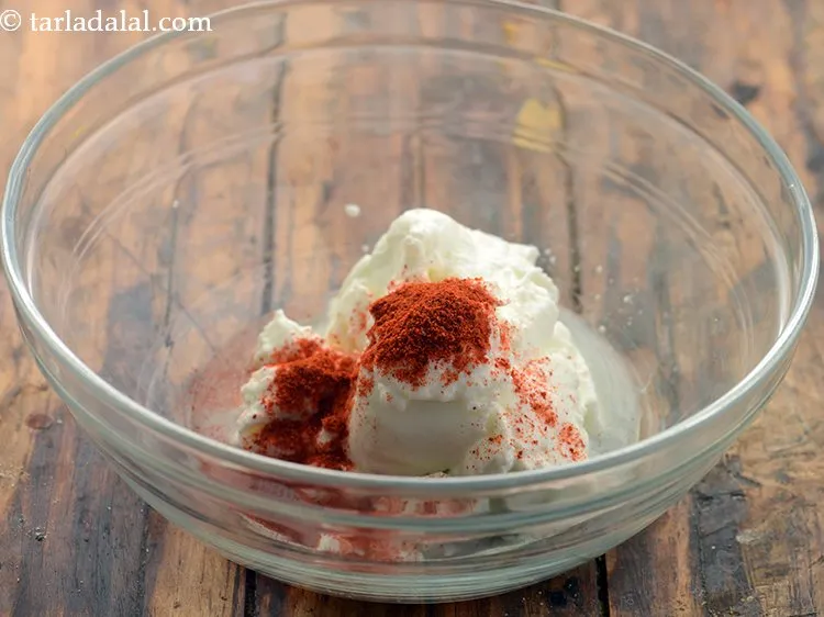 Step 3 – Add chilli powder for the spice.