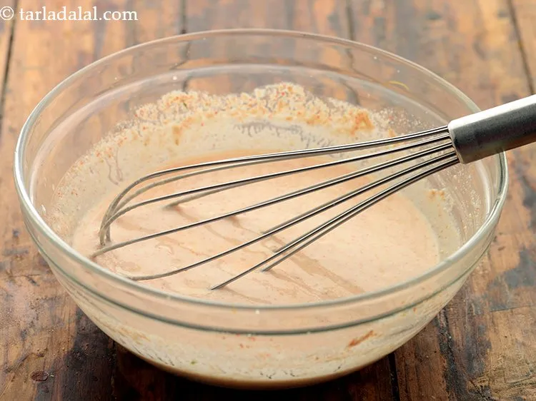 Step 6 – Mix very well using whisk.&nbsp;