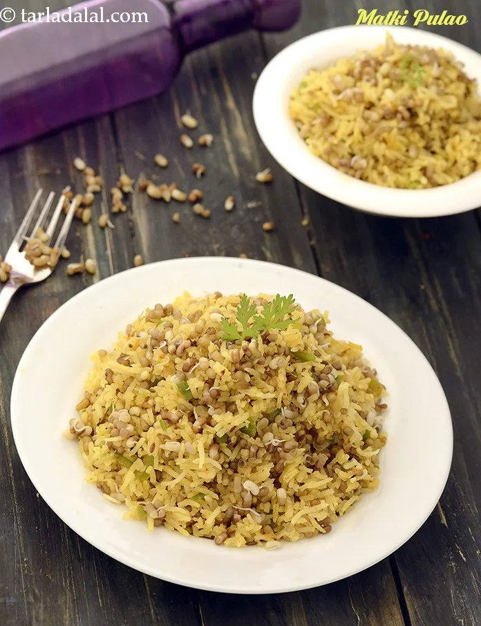 स्टेप 30 – आप मटकी पुलाव को&nbsp;भूरे चावल के बजाय&nbsp;2 कप<a href=""https://www.tarladalal.com/cooked-rice-hindi-32639r"" target=""_blank"">&nbsp;पके …