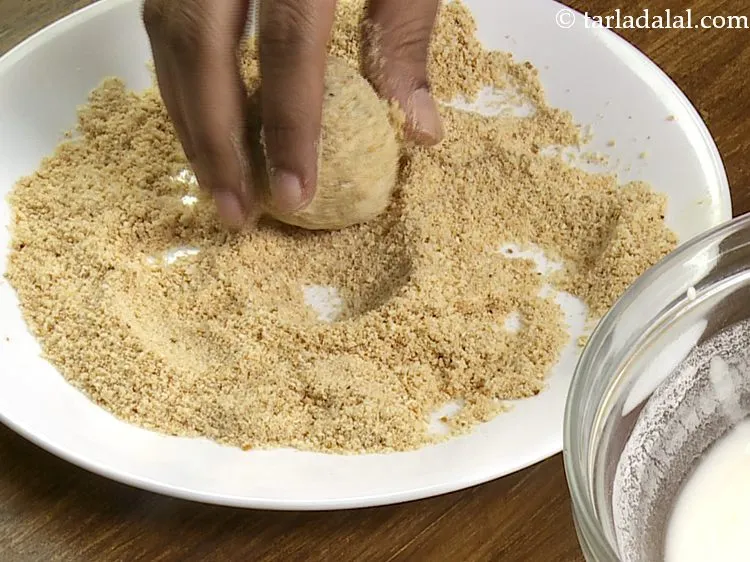 Step 33 – Then roll it in bread crumbs till they are evenly coated from all the sides. …
