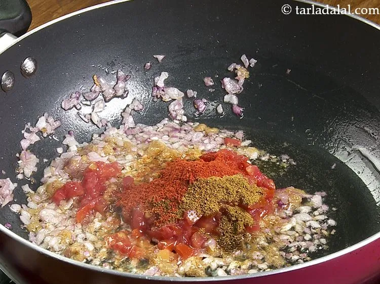 Step 8 – Add chilli powder.