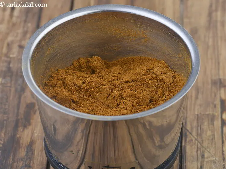 Step 21 – Blend it in a mixer till smooth and our biryani masala powder is ready.