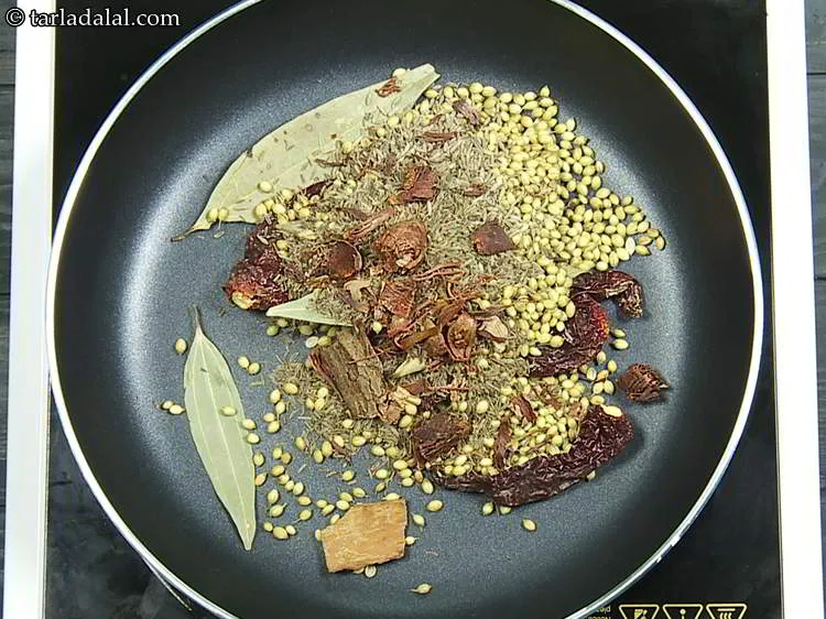 Step 9 – Add 2 sticks of cinnamon. Check for hidden worm or mold inside the dalchini.