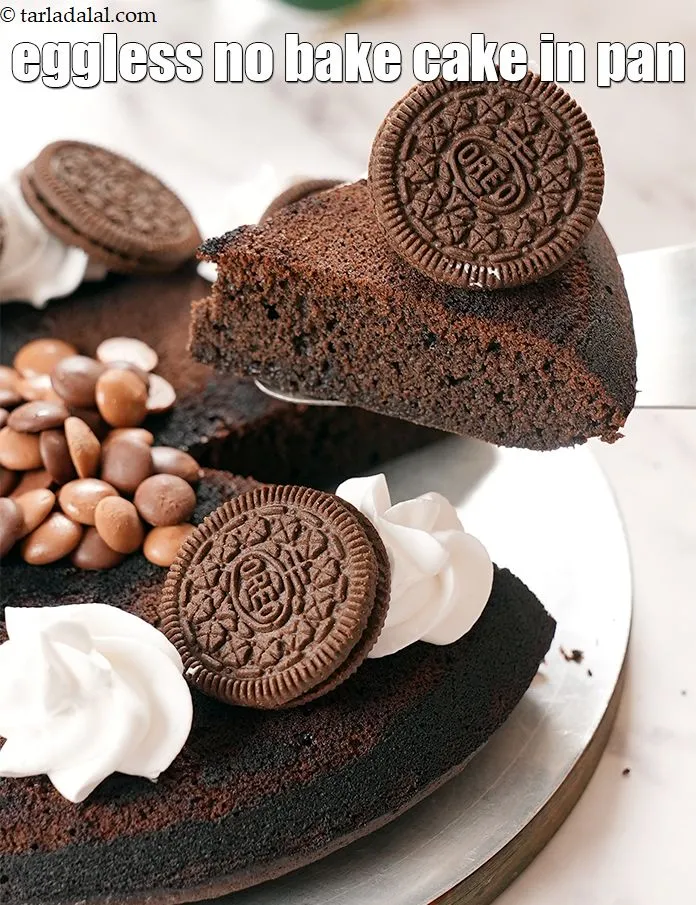 Step 17 – Cut and serve <strong>biscuit cake in pan </strong>warm.