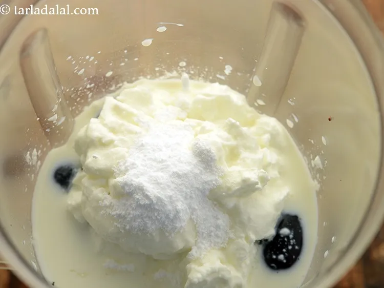 Step 5 – Add powdered sugar.