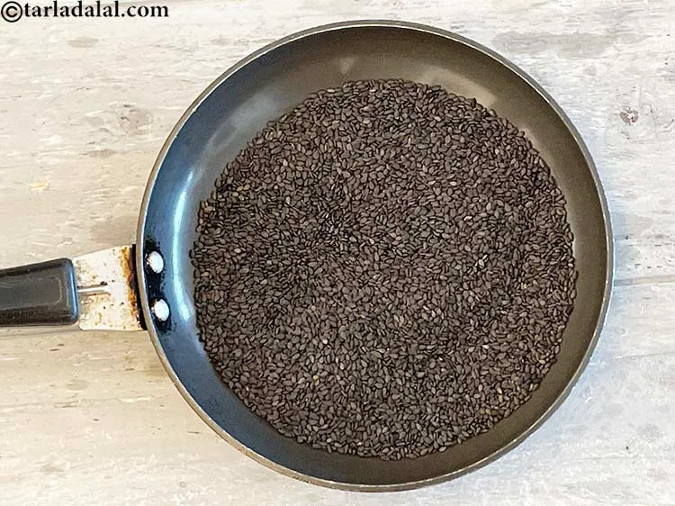 Step 5 – Dry roast on a medium flame for 3 minutes.