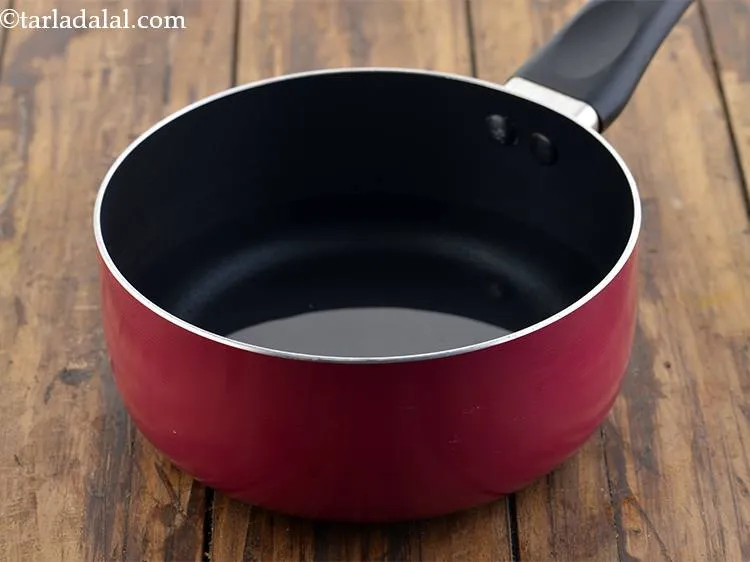 Step 4 – For making <strong>Basic Black tea</strong>, take a saucepan and put 2 (400 ml approx.) cups …