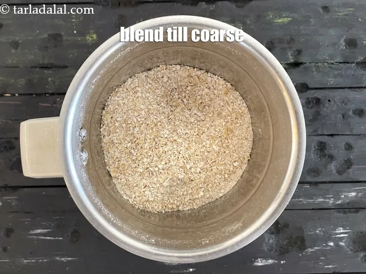 Step 9 – Blend till coarsely crushed.