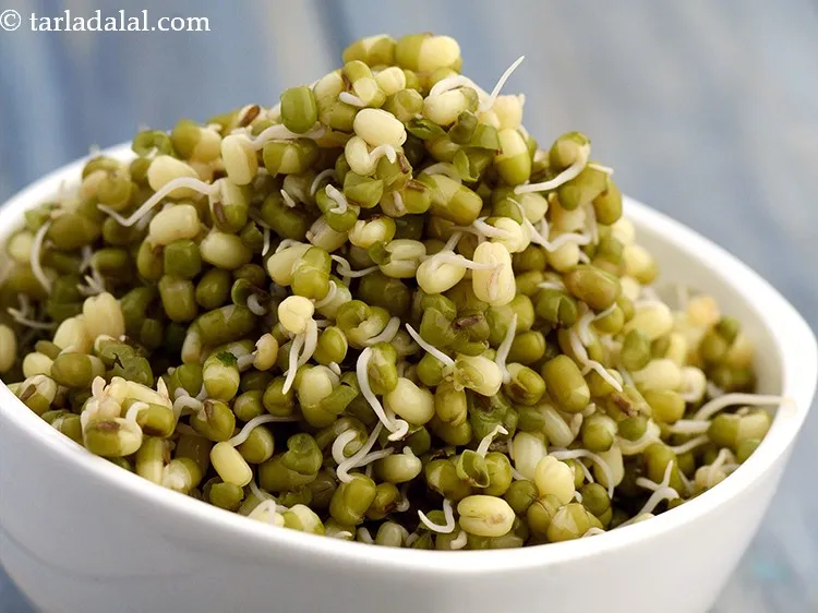 Step 4 – The moong sprouts should be just perfectly cooked. It should be done and yet crunchy.&nbsp;