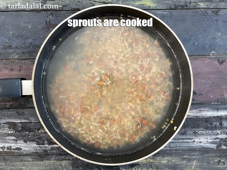 Step 12 – Your sprouts are cooked.