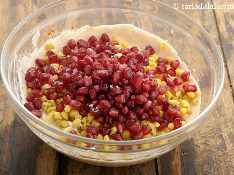 Step 7 – Add pomegranate.