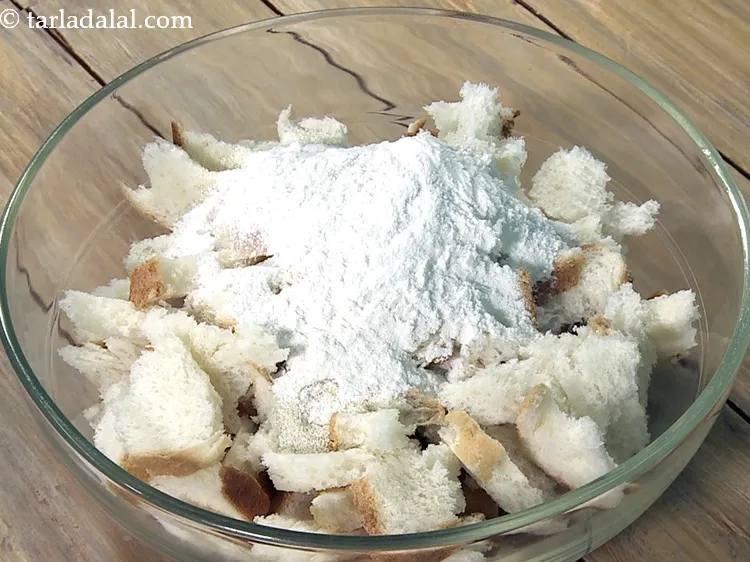 Step 3 – Add rice flour.