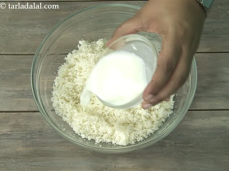 Step 10 – Add 3 tbsp&nbsp;<a href="https://www.tarladalal.com/glossary-milk-doodh-full-fat-milk-buffalo-milk-full-cream-milk-514i">milk</a>.