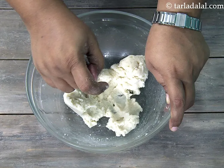 Step 12 – Knead into a soft dough.