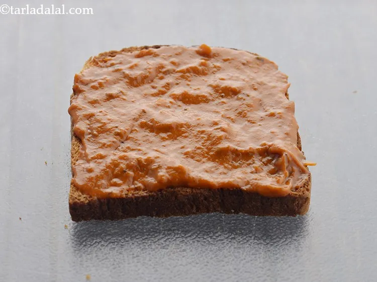 Step 4 – Spread 1&frac12; tbsp of pizza sauce evenly over it. While pizza sauce is readily available …