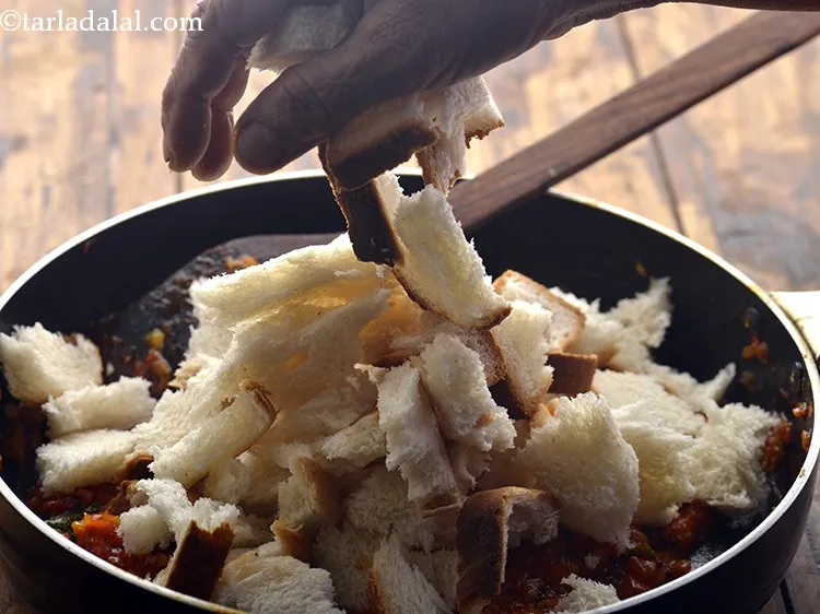 Step 18 – Add the bread.