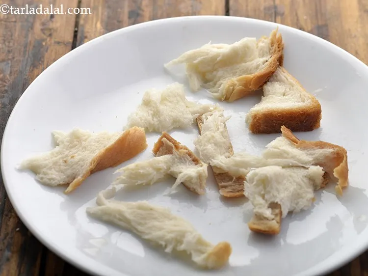 Step 4 – Crumble it lightly and keep aside.