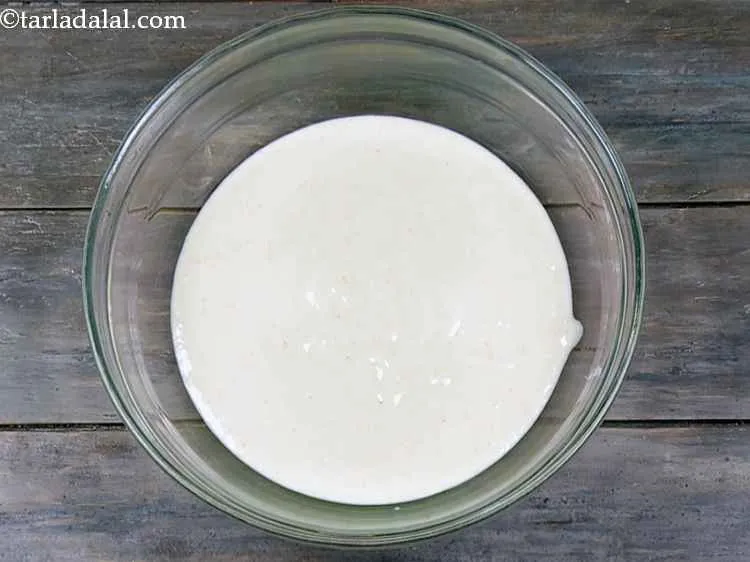 Step 6 – <p>Transfer the mixture into a deep bowl. The best part about this batter is that …