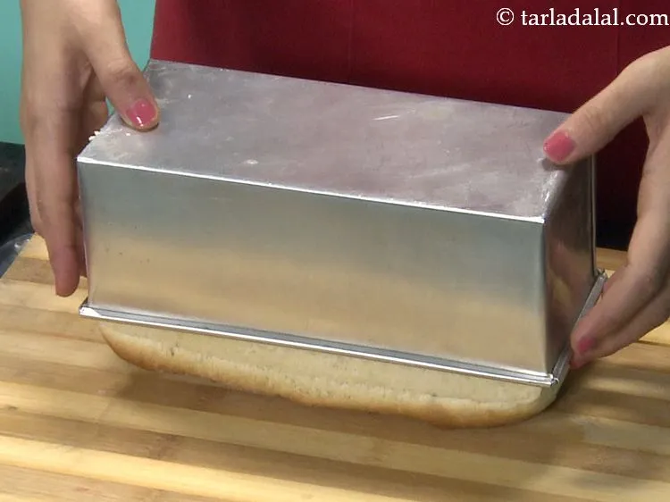 Step 24 – To demould the bread, you can tap the tin gently. If you yet find difficulty …