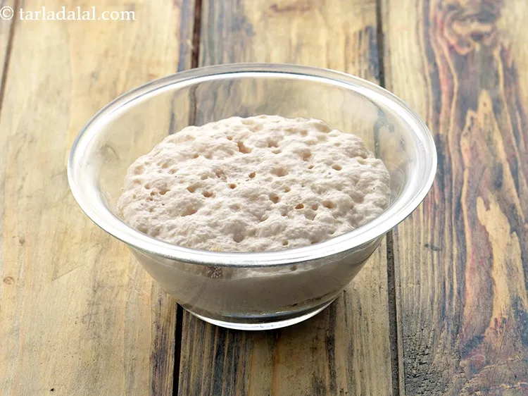 Step 33 – Add yeast-milk mixture. Do not stir it before adding.&nbsp;