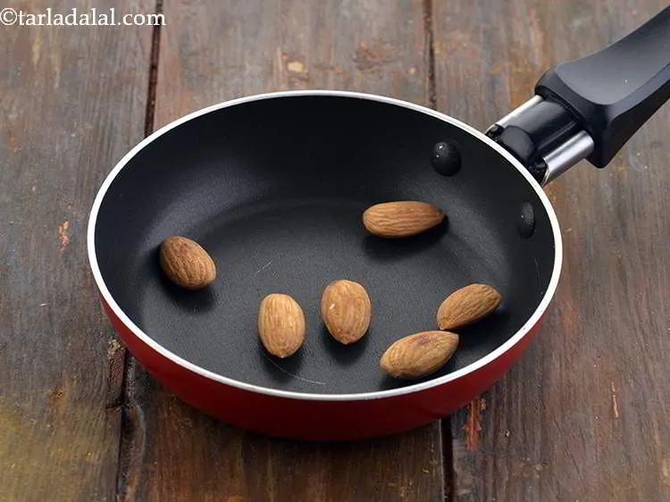 Step 2 – For making the&nbsp;<strong>broccoli almond soup recipe | protein rich broccoli almond soup | healthy almond …